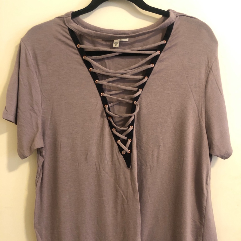 Front tie top!